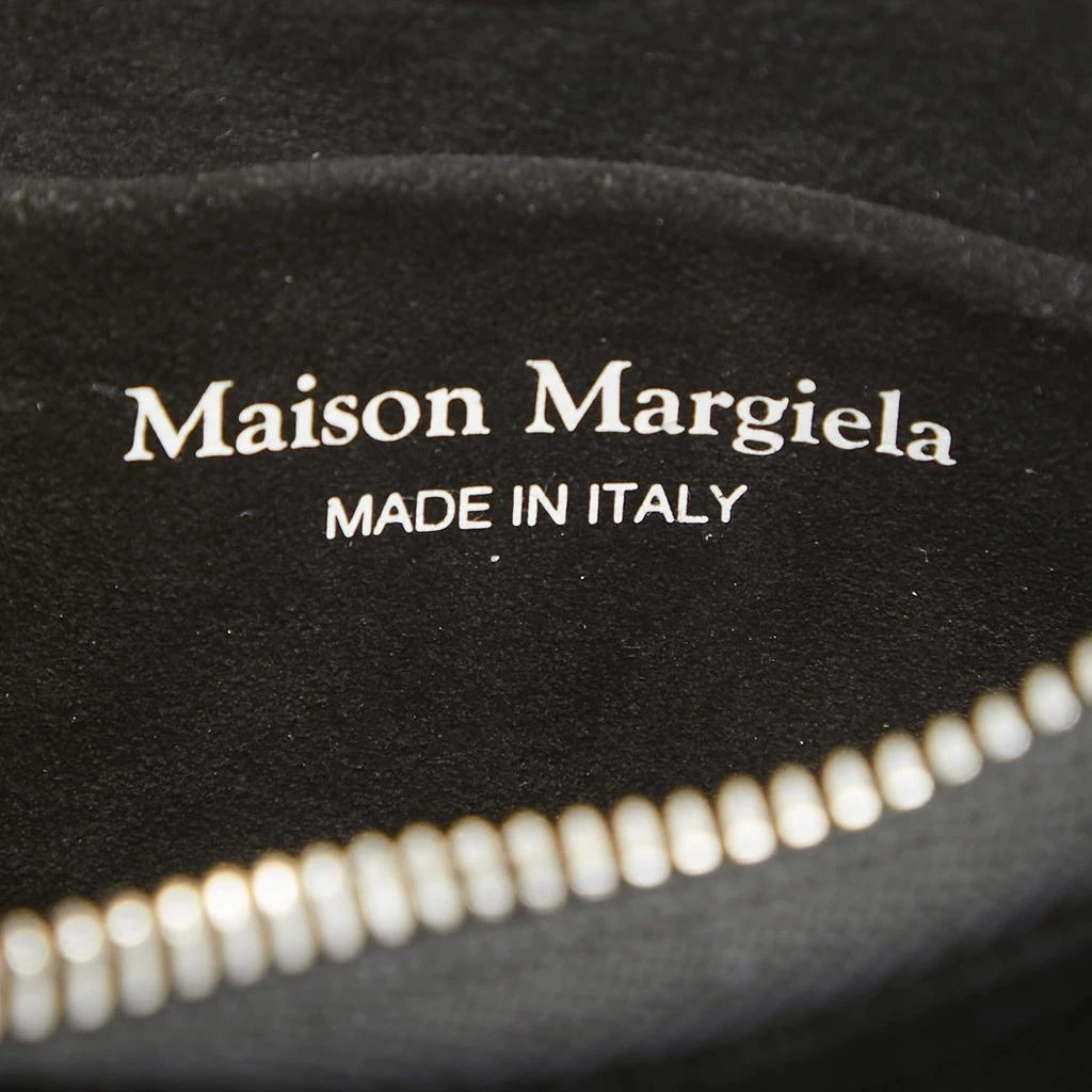 MAISON MARGIELA Maison Margiela Black Velvet Micro Embellished Snatched Hobo 8