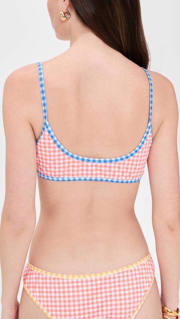 CAROLINE CONSTAS Gillian Keyhole Bikini Top