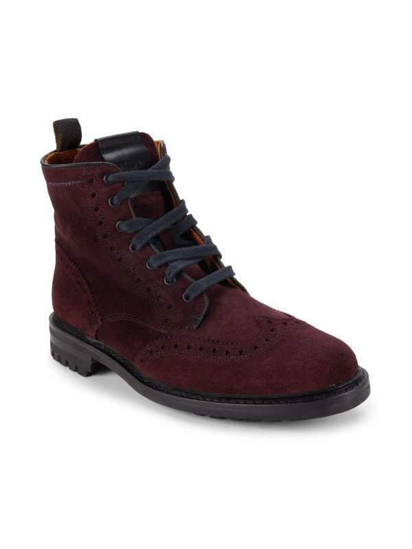 Allen Edmonds Chapman Wingtip Suede Oxford Boots 2