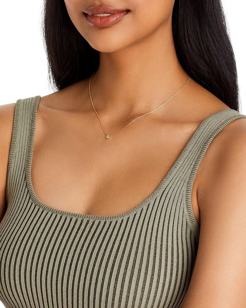 Bloomingdale's Diamond Solitaire Necklace in 14K Yellow Gold, 0.15 ct. t.w. 2