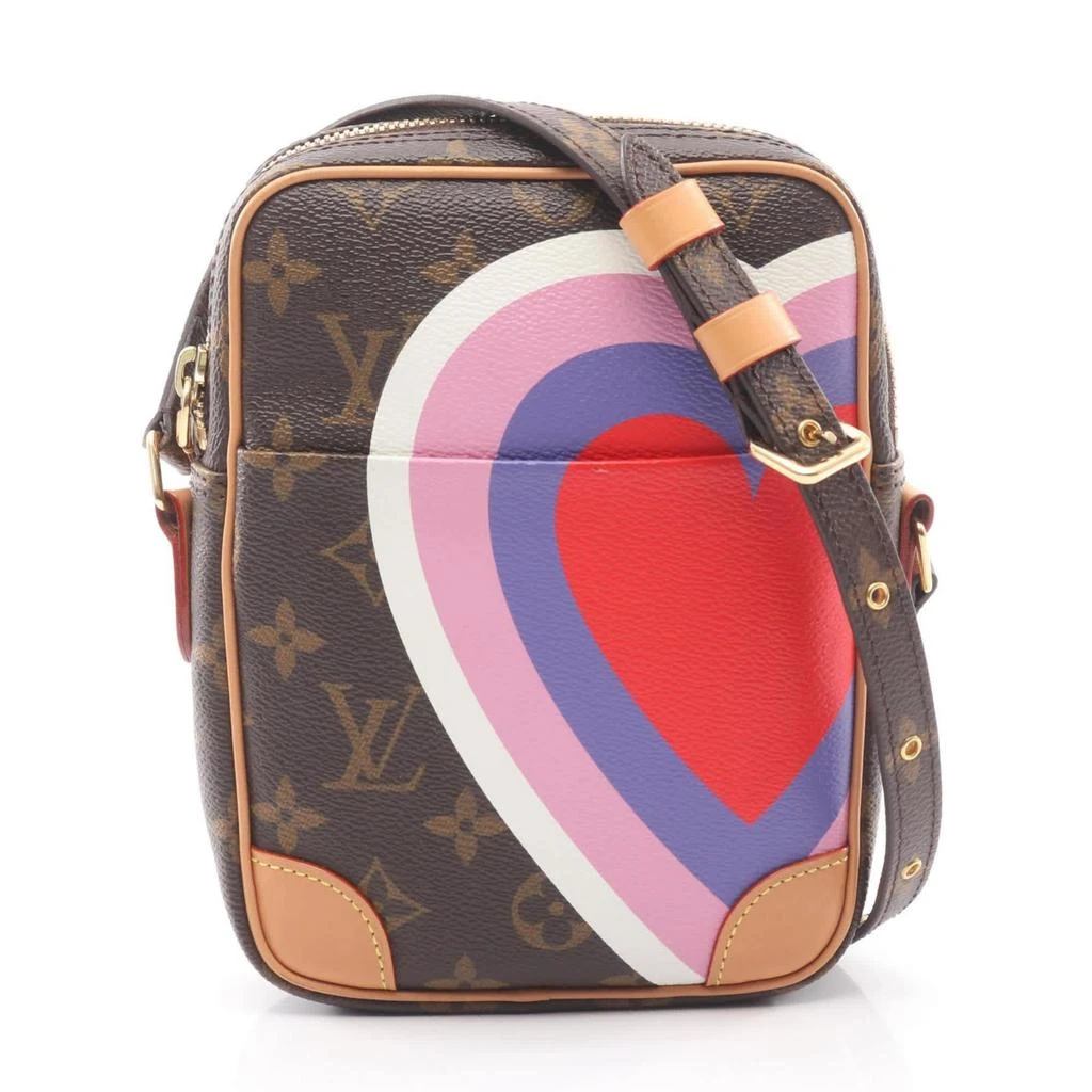 Louis Vuitton Monogram Coated Canvas Leather Handbag Shoulder Bag (Pre-Owned)