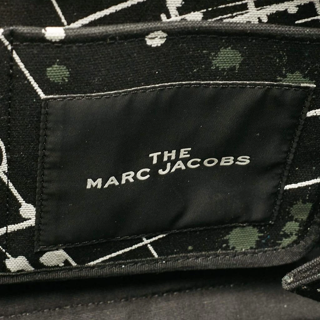 Marc Jacobs Marc Jacobs Black Splatter Paint Print Canvas Medium The Tote Bag 8