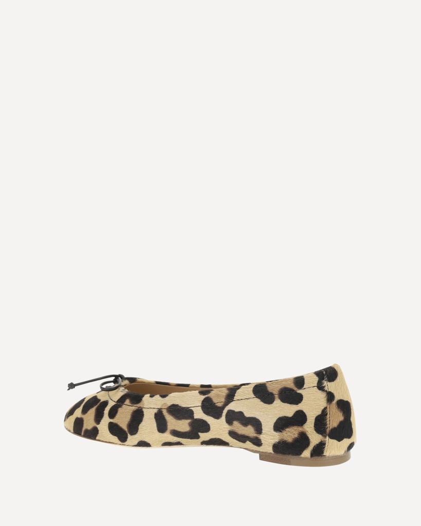 FRANCESCO RUSSO Leopard-print Ballerinas