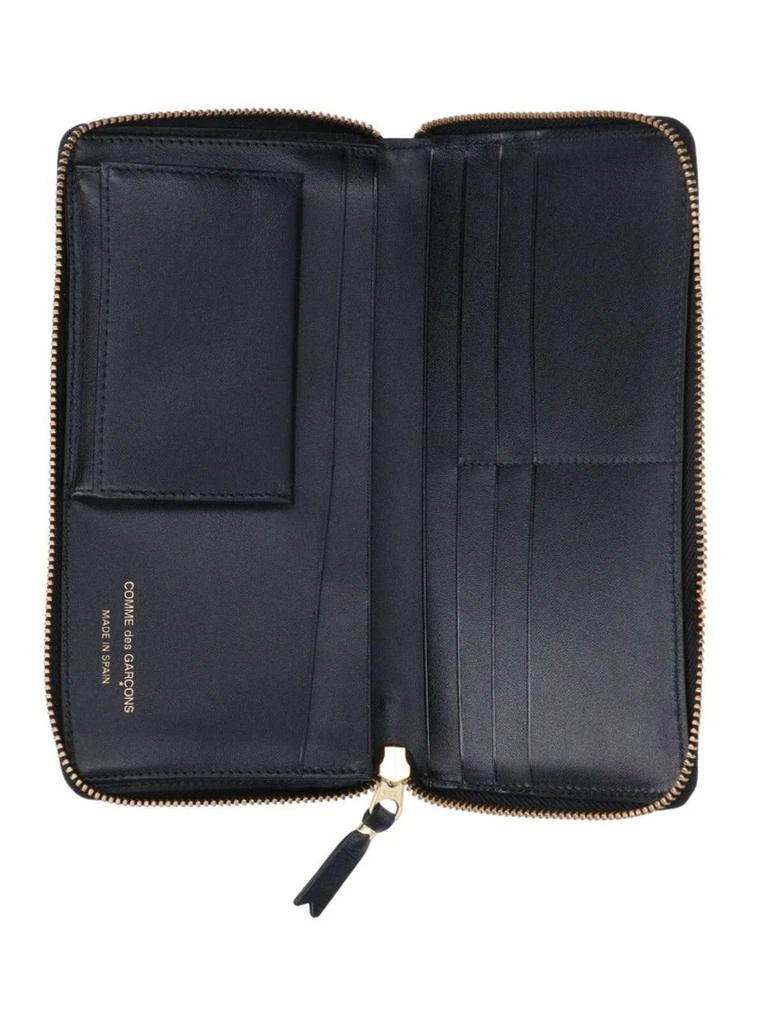 Comme des Garcons Polka Dot Zip Wallet – Black 2