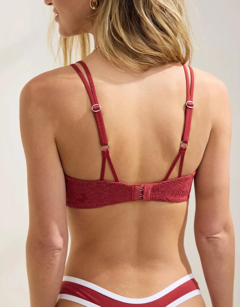 Aerie Sunnie Bloom Lace Wireless Push Up Bra 2