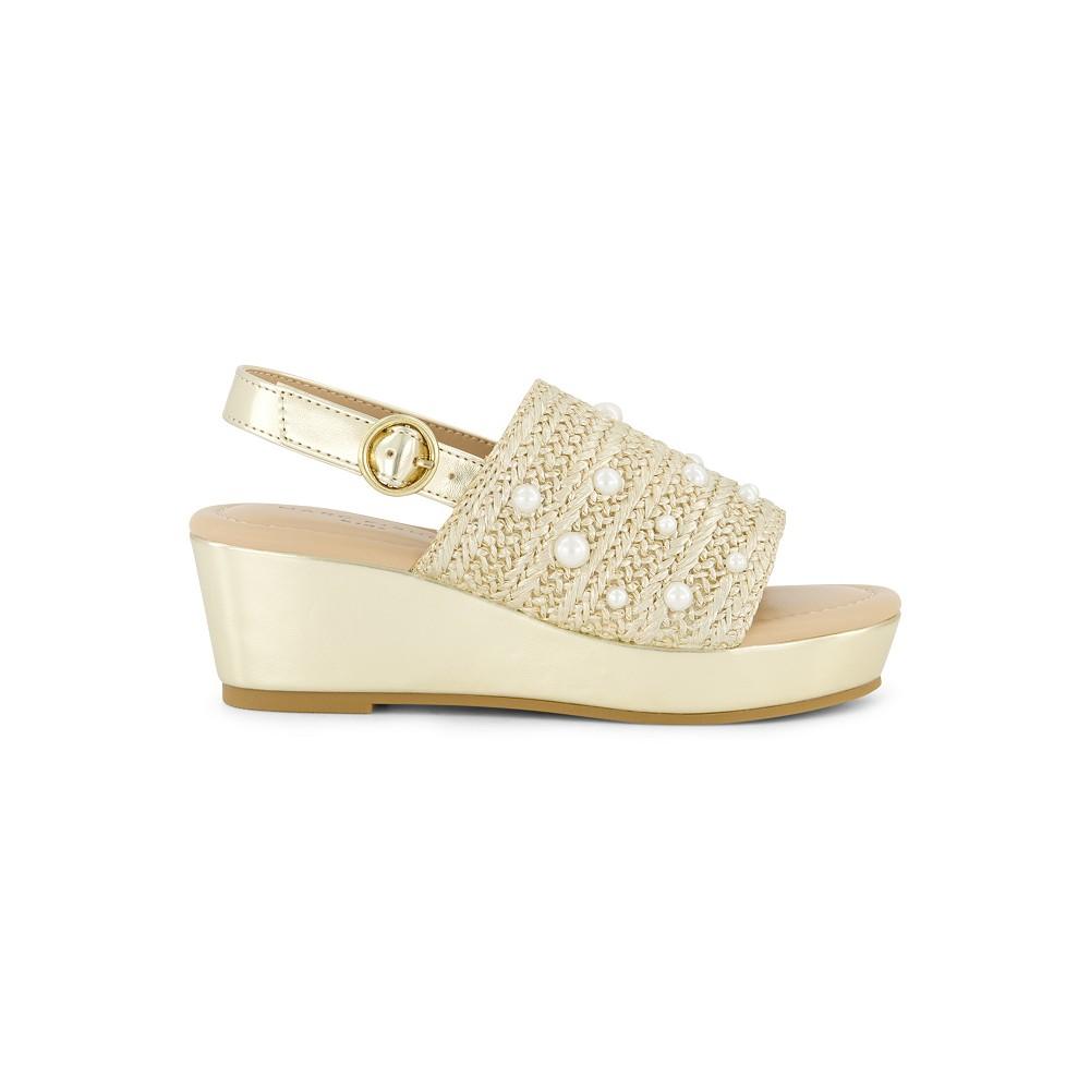 Marc Fisher Little and Big Girls Marren Weave Wedge Sandals