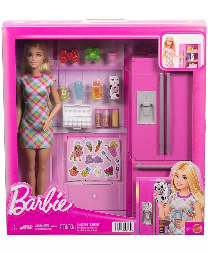 Barbie Doll and Kitchen Accessories Playset 4