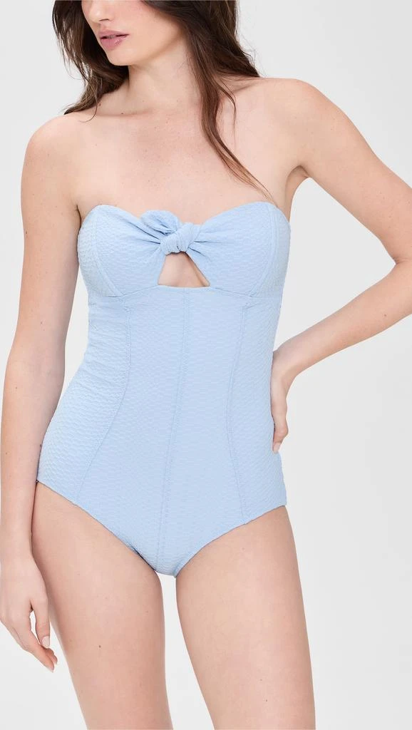 LISA MARIE FERNANDEZ Poppy Bandeau Maillot One Piece 4
