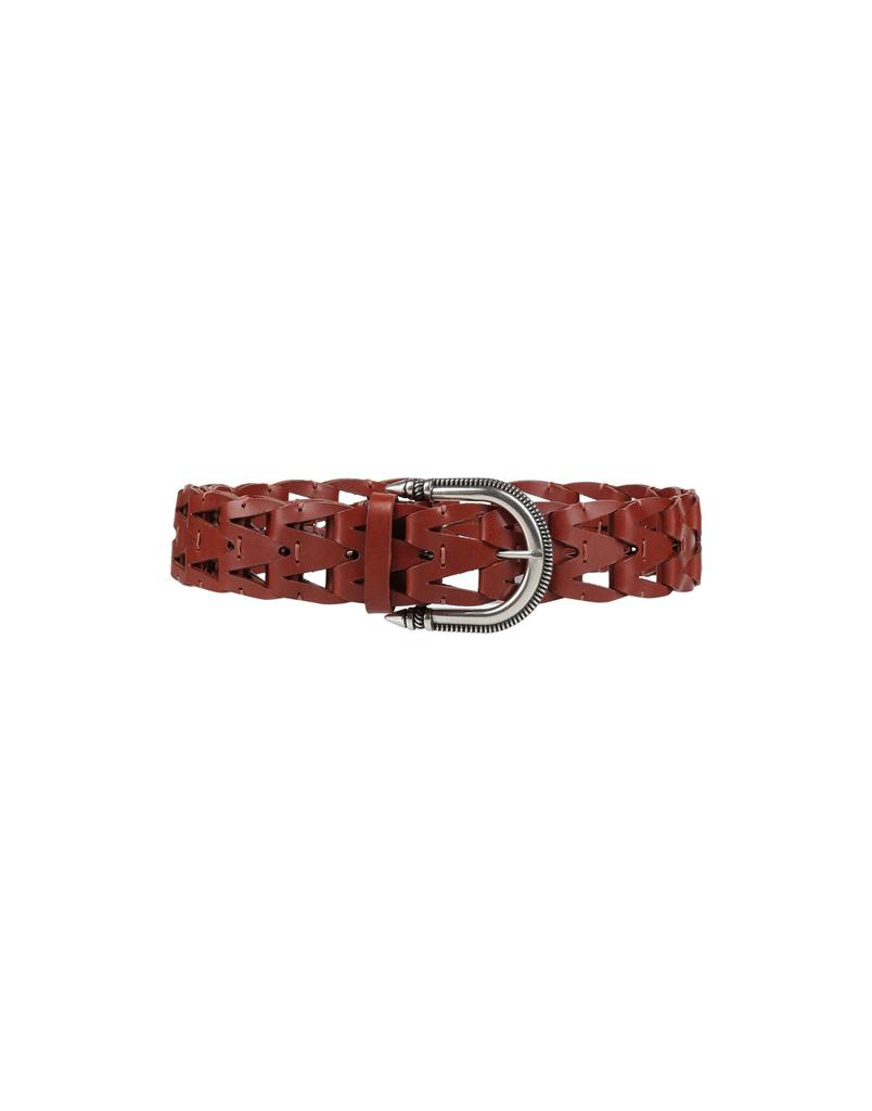 【ETRO】 Paisley leather belt ETRO Paisley-buckle Leather Belt | Red | FARFETCH