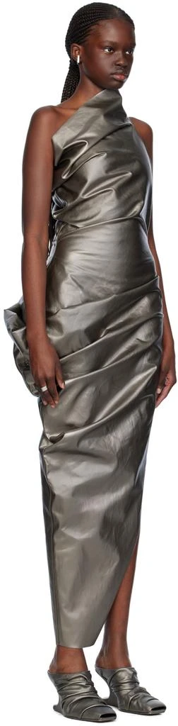 Rick Owens Gunmetal Walrus Maxi Dress 2
