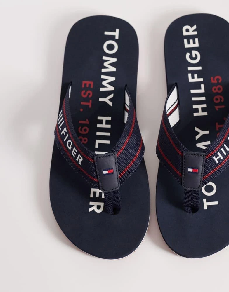 Tommy Hilfiger Tommy Hilfiger sporty beach flip flop in navy 2