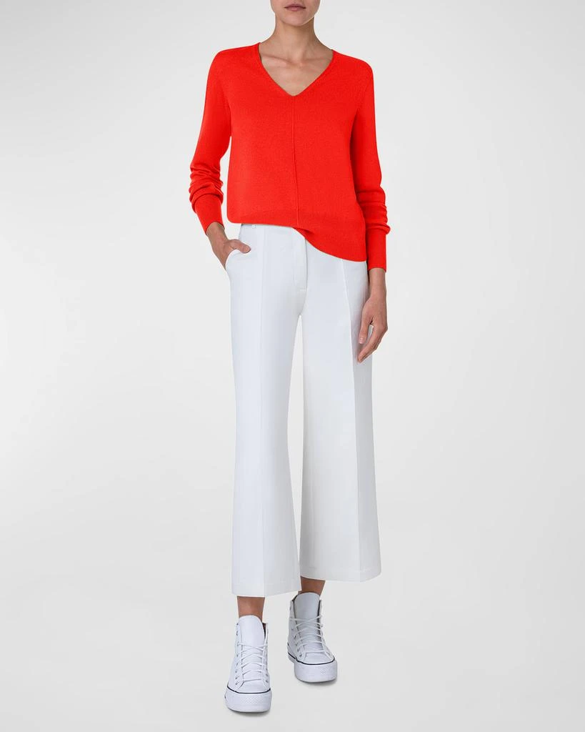 Akris V-Neck Cashmere Sweater 3