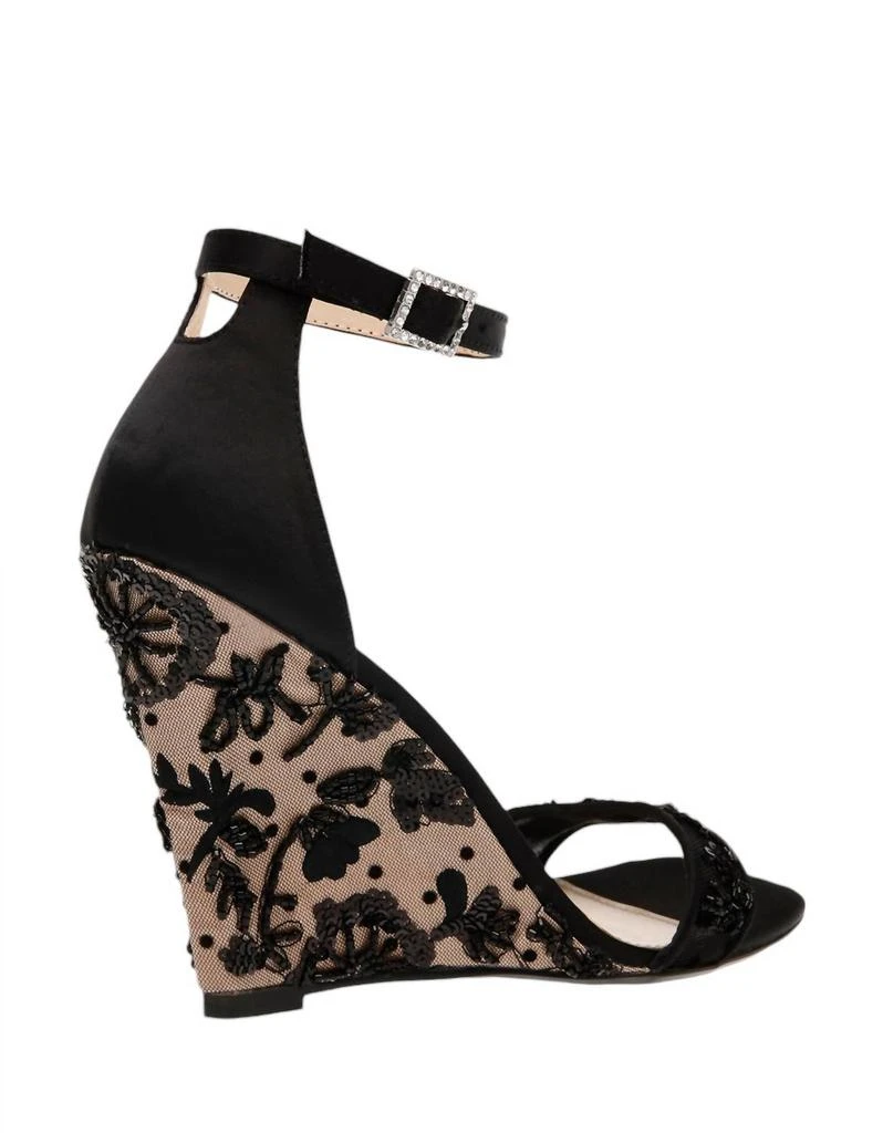 Betsey Johnson Women's Ivan Wedge Heel In Black 3