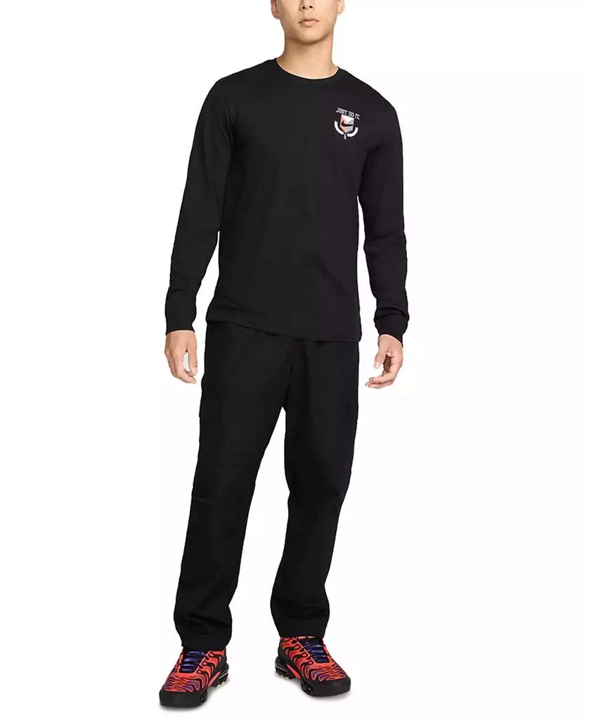 NIKE Sportswear Men's Long Sleeve Crewneck Logo T-Shirt 4