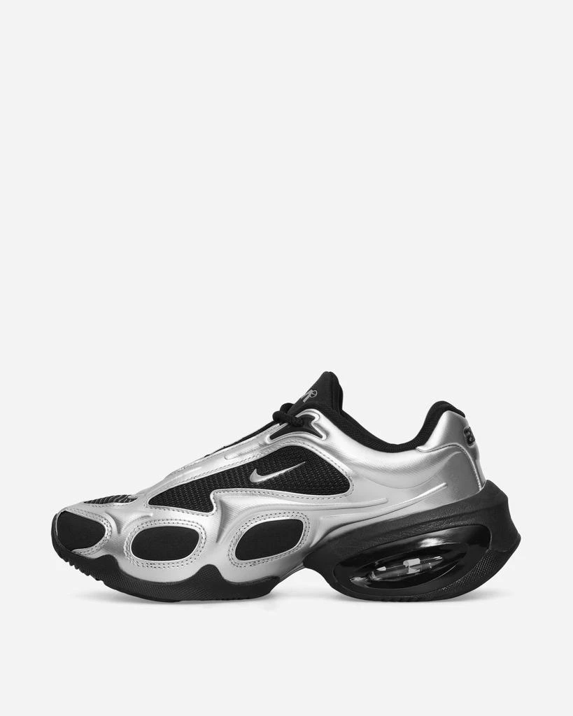 NIKE Women's Air Max Muse Sneakers Black / Metallic Silver 4