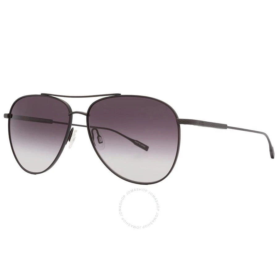 Barton Perreira Trask Smoke Pilot Unisex Sunglasses BP40027U 02A 59 3