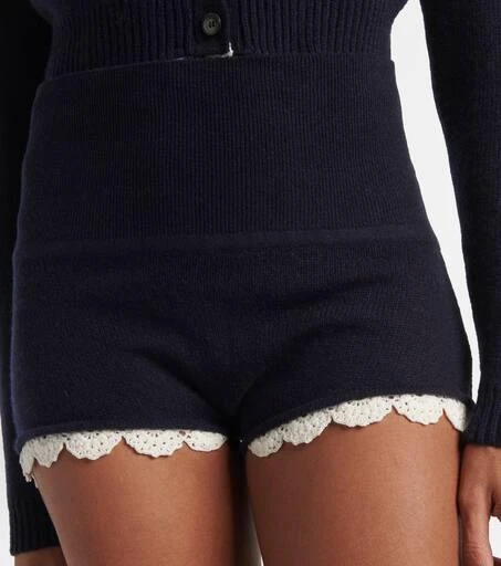 Magda Butrym Cashmere shorts 4