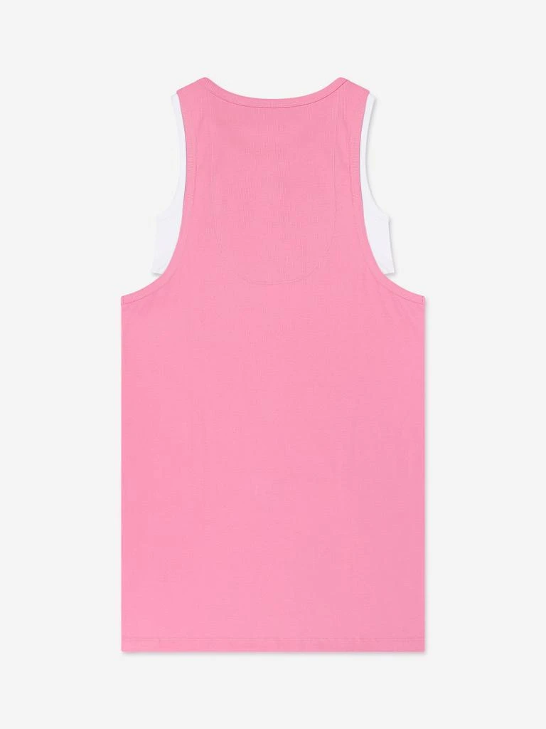 open lace back dress Maison Margiela Pink Silk Sheer Dress  My Store