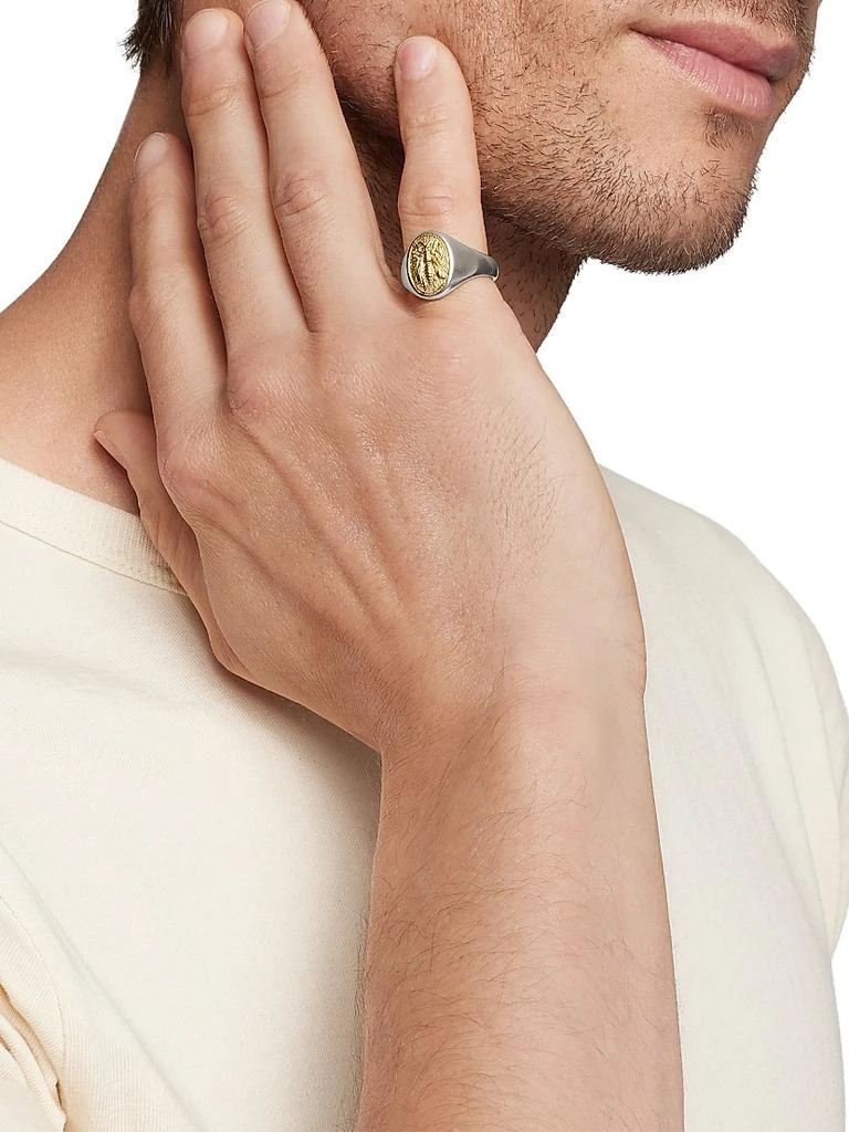 David Yurman Petrvs Bee Pinky Ring in Sterling Silver 3