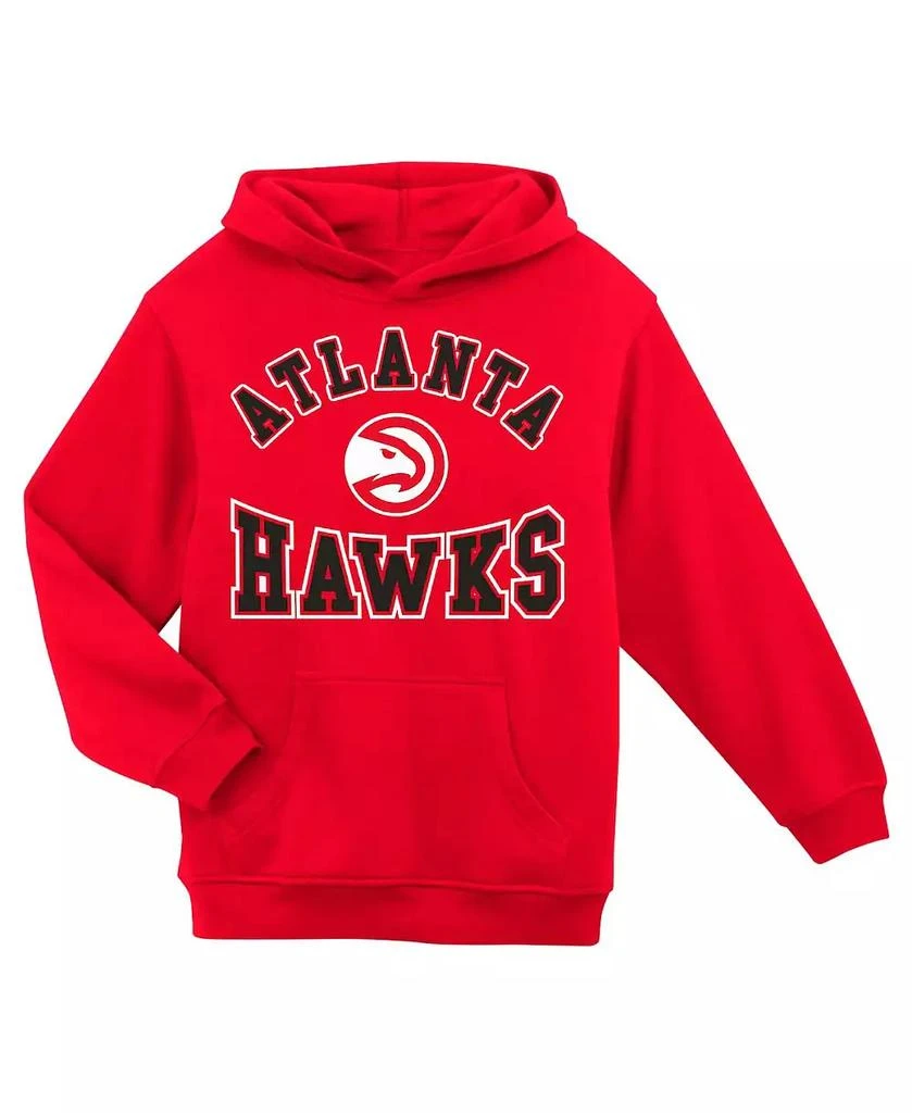 Outerstuff Preschool Red Atlanta Hawks Home Town Pullover Fleece Hoodie 1