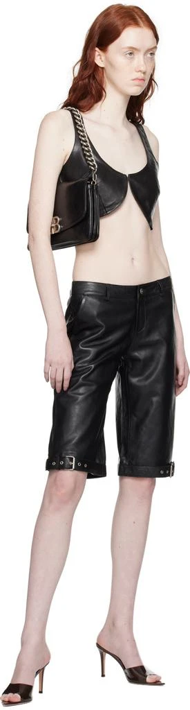 Miaou Black Juliet Leather Vest 4