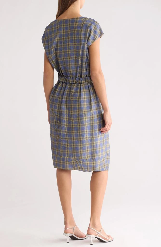 Theory Wrinkle Check Shift Dress 2