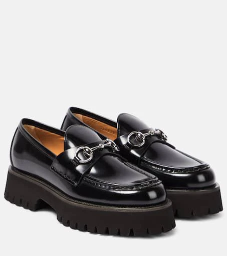 Gucci Sylke Horsebit leather loafers 1