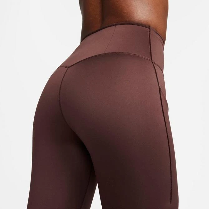 NIKE Women's Nike Go Firm-Support High-Waisted Cropped Leggings 9