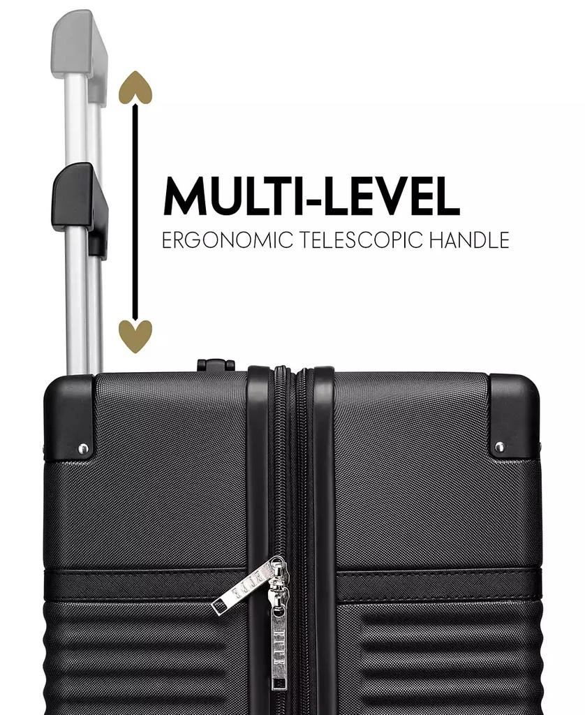 ELLE Belleville 3-Piece Expandable Retro Spinner Luggage Set 5