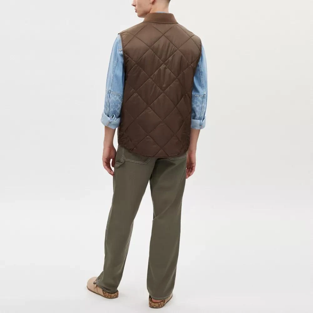 COACH® Quilted Vest 3