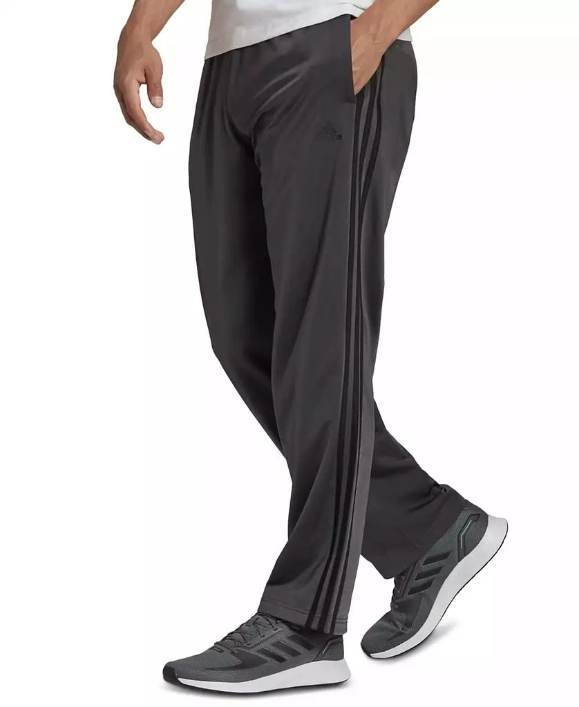 Adidas Men's Primegreen Essentials Warm-Up Open Hem 3-Stripes Track Pants 1