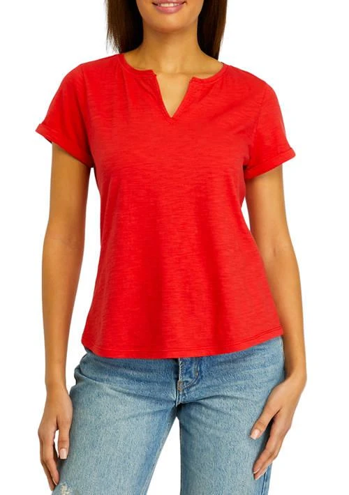 Wonderly Womens Short Sleeve Cuffed T Shirt 1