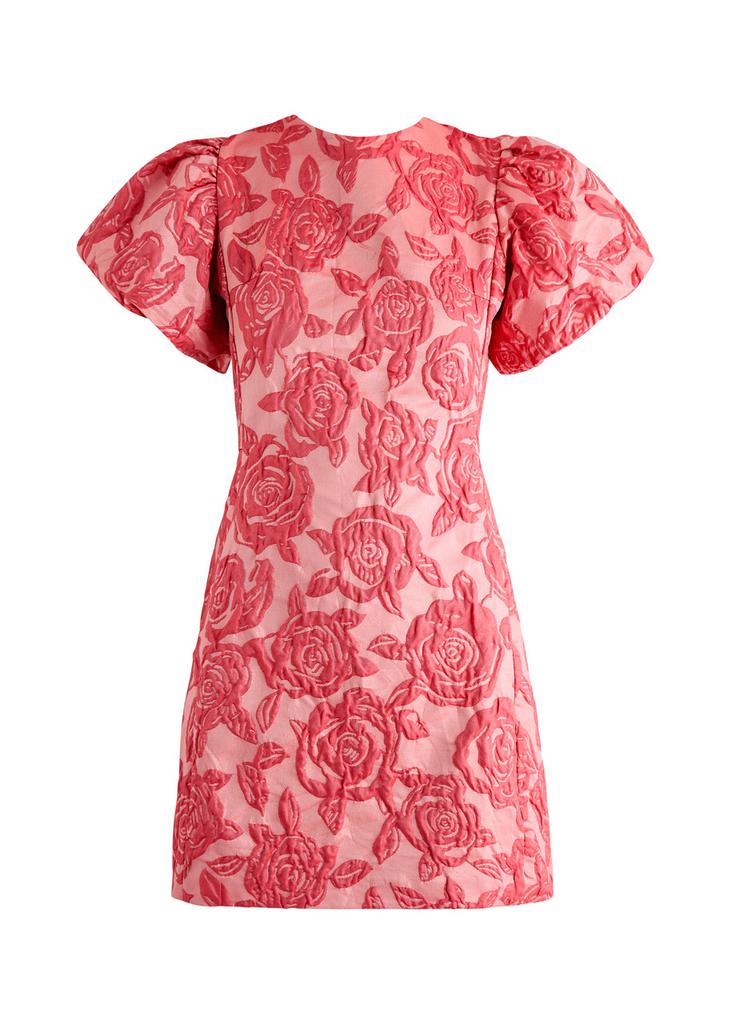 Sister Jane Grace floral-jacquard cloqué mini dress Sister Jane Grace floral-jacquard cloqué mini dress