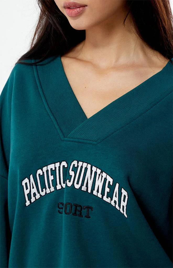 PacSun Pacific Sunwear Sport V-Neck Sweatshirt 2