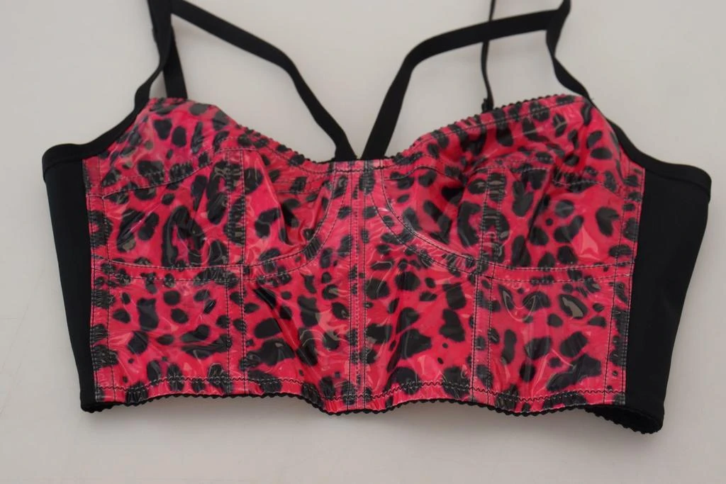 Dolce & Gabbana Leopard Print Bustier Corset Women's Top 5