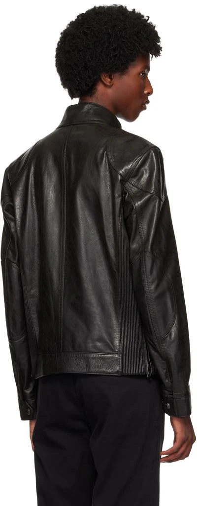 BELSTAFF Black Hand-Waxed Gangster Leather Jacket 3