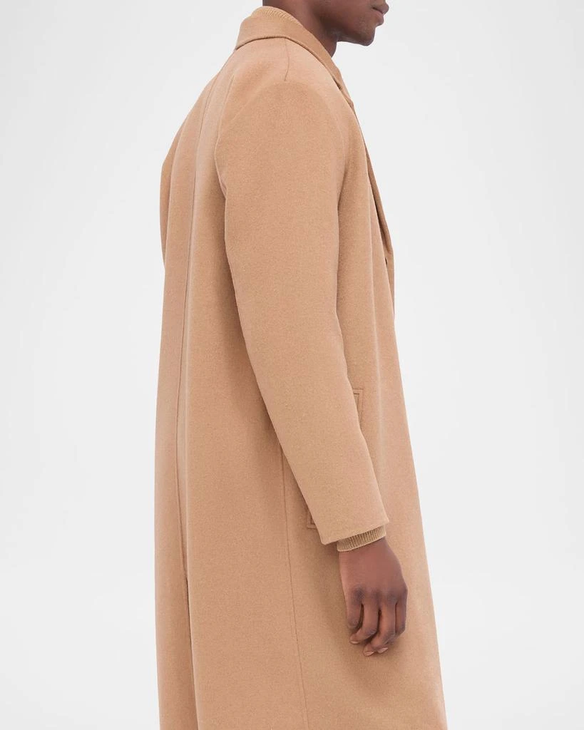 BUGATCHI Men's Wool Single-Breasted Overcoat 6