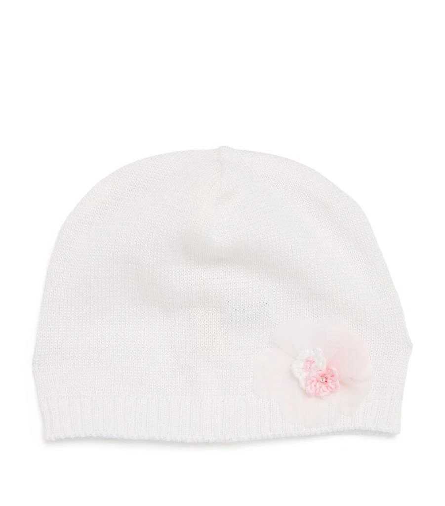 Bimbalo Knitted Flower-Detail Hat 1