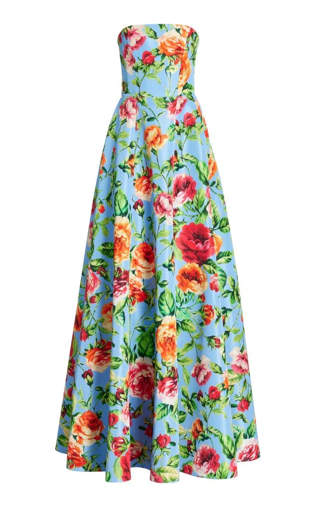 Carolina Herrera Carolina Herrera - Strapless Floral Gown - Floral - US 2 - Moda Operandi 1