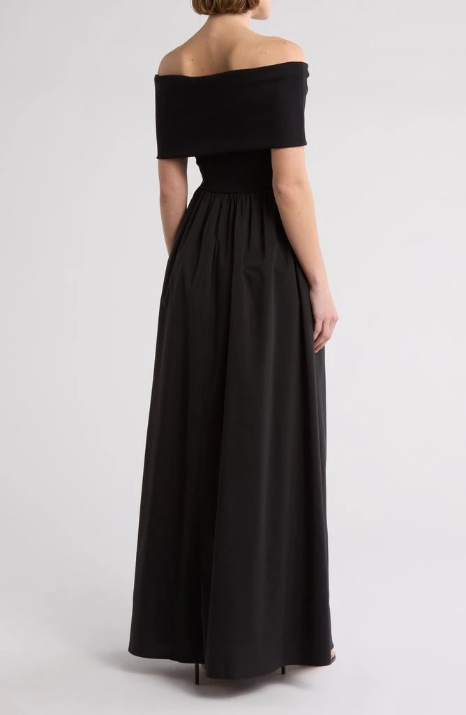 Love by Design Monet Off-the-Shoulder Mixed Media Maxi Dress 2