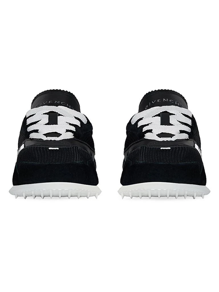 Givenchy Runner Sneakers in Mesh, Suede and Leather 4
