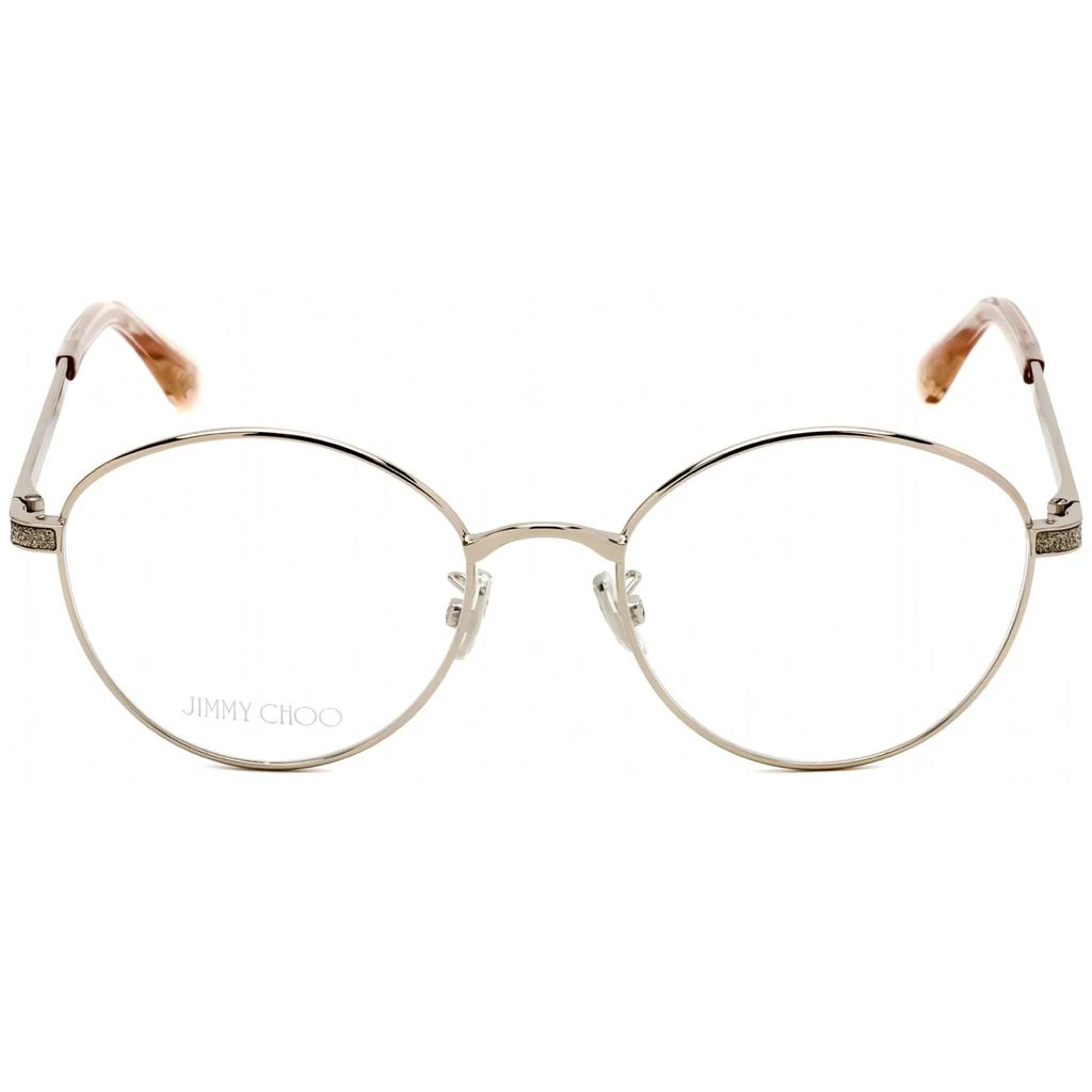 Jimmy Choo Jimmy Choo Women's Eyeglasses - Clear Demo Lens Gold/Peach Frame | JC 246/G 0K67 00 2