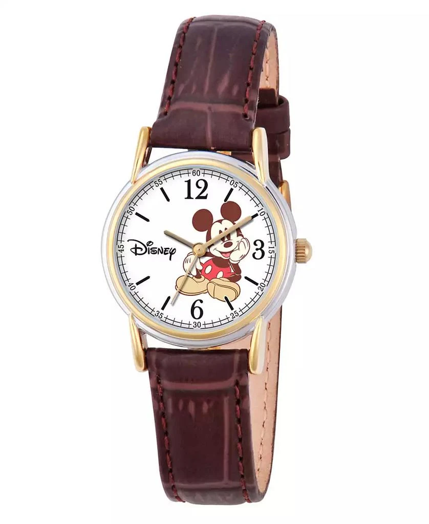 ewatchfactory Disney Mickey Mouse Women's Cardiff Silver and Gold Alloy Watch 1