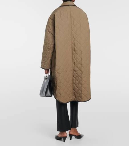 Totême Quilted cocoon coat 3