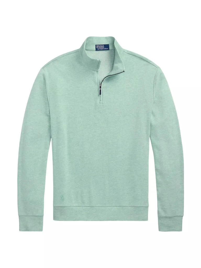 Ralph Lauren Double-Knit Jacquard Quarter-Zip Sweater 1