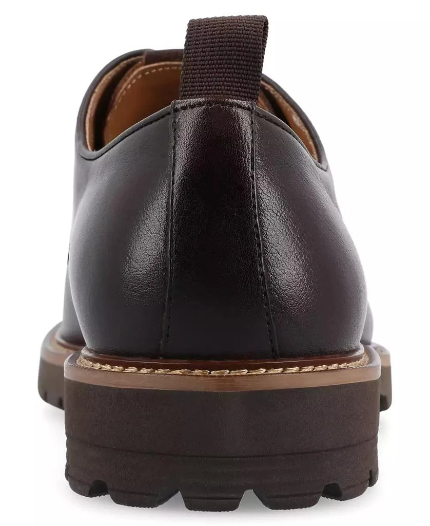 Thomas & Vine Men's Davies Tru Comfort Foam Plain Toe Lace-up Derby Shoes 3