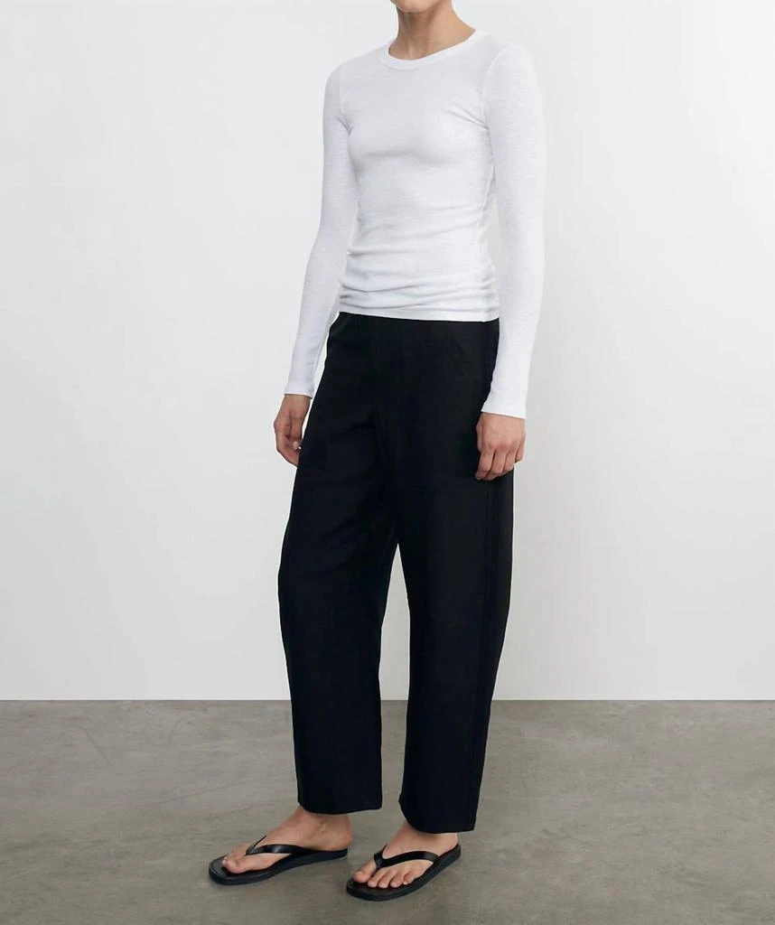 Enza Costa Enza Costa - Women's Textured Knit Crew Top 3