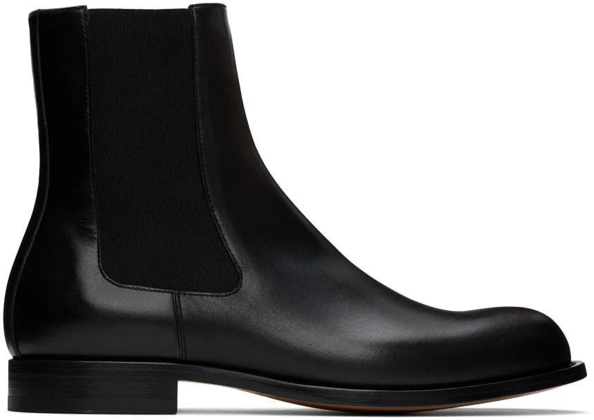The Row Black Novus Chelsea Boots 1
