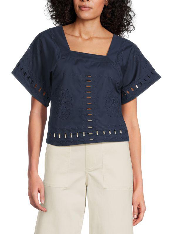 Joe
s Jeans Cropped Broderie Top