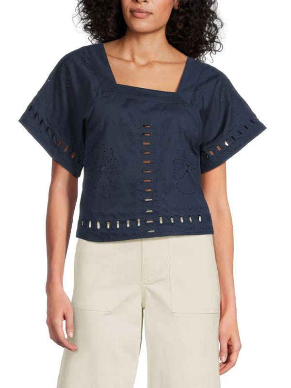 Joe
s Jeans Cropped Broderie Top 1